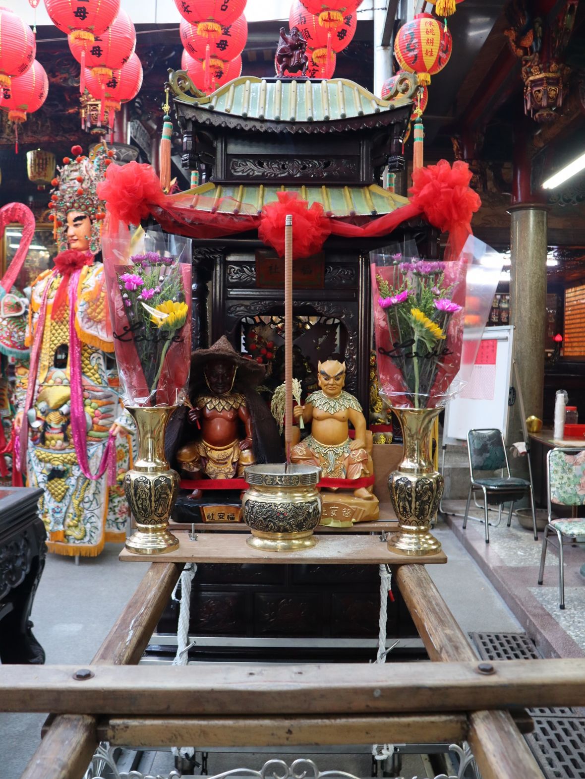  三層福安社的五穀仙帝轎