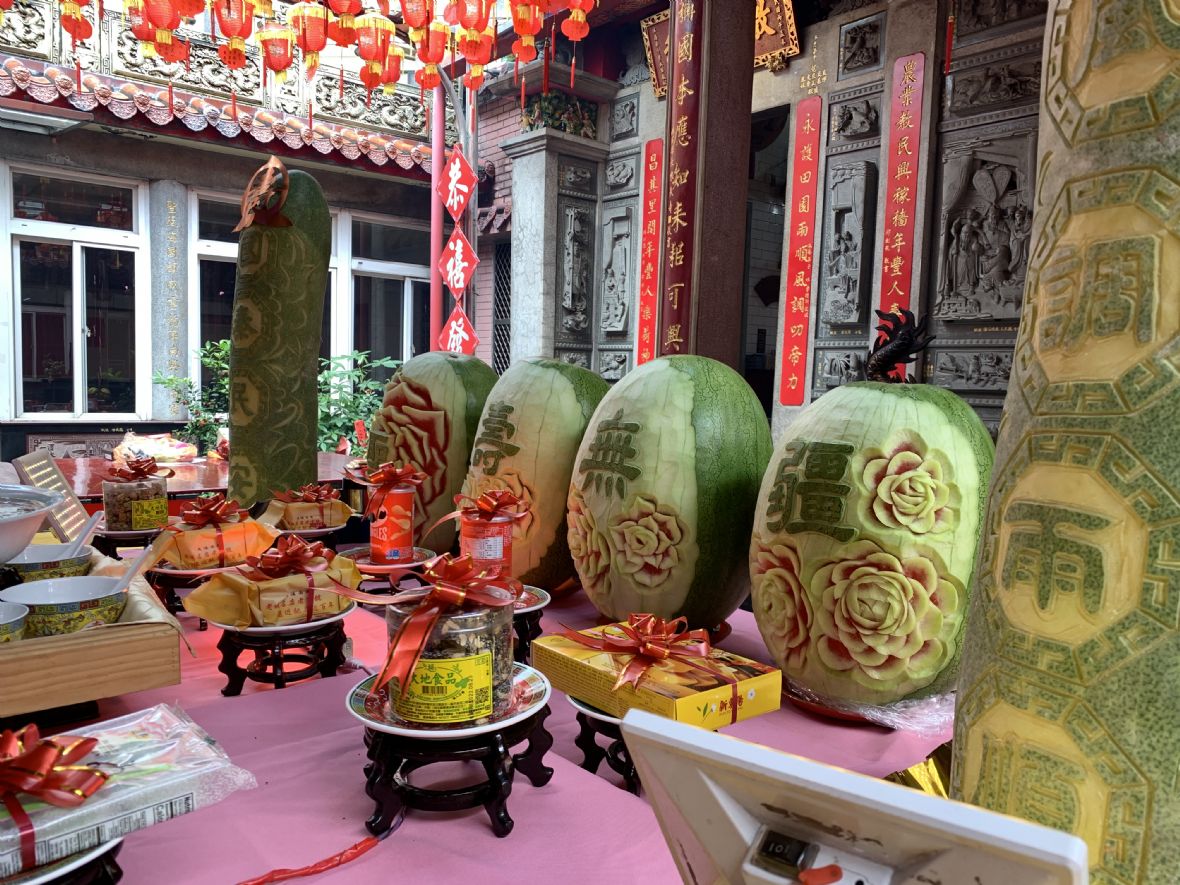 瓜果類花雕品/萬壽無疆