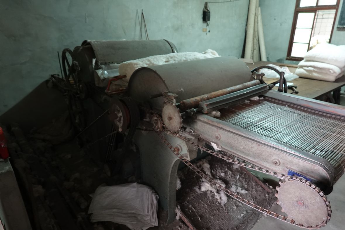 開棉機（林美辰攝，2022）