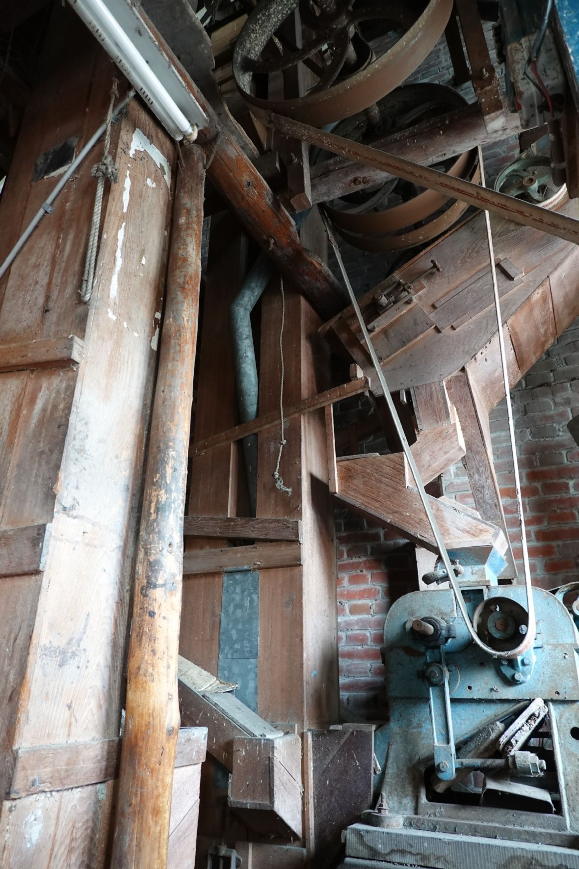 木構造傳統碾米機（林美辰攝，2022）