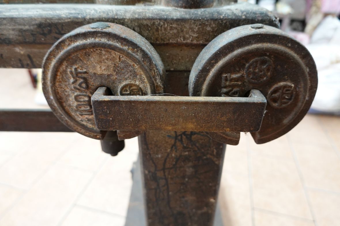 大同行碾米廠之磅秤（林美辰攝，2021）