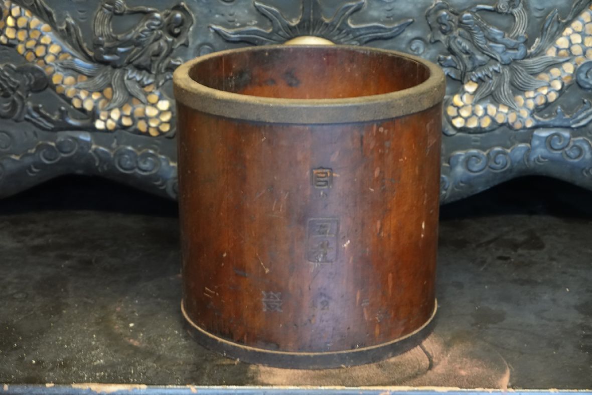 隘口劉屋之量斗（林美辰攝，2021）