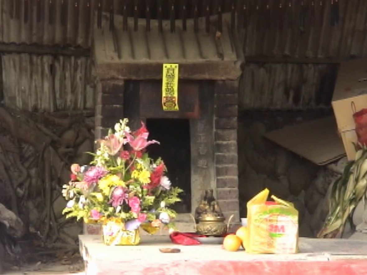 華興宮的前身，因土地重劃拆遷（林美辰擷圖，2022）