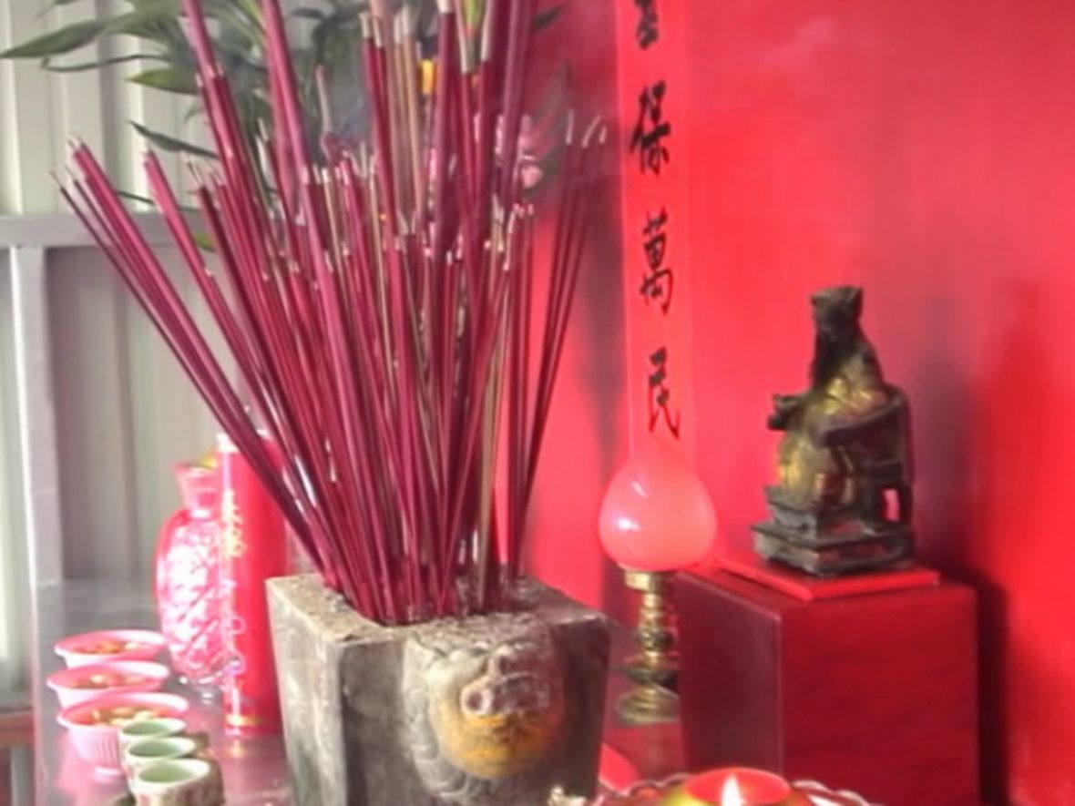 華興宮的前身，因土地重劃拆遷（林美辰擷圖，2022）