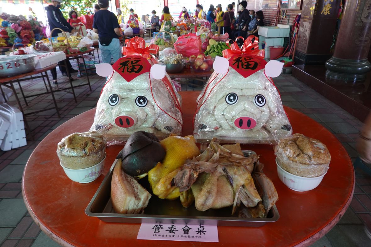 祭祀供品（林美辰攝，2022）
