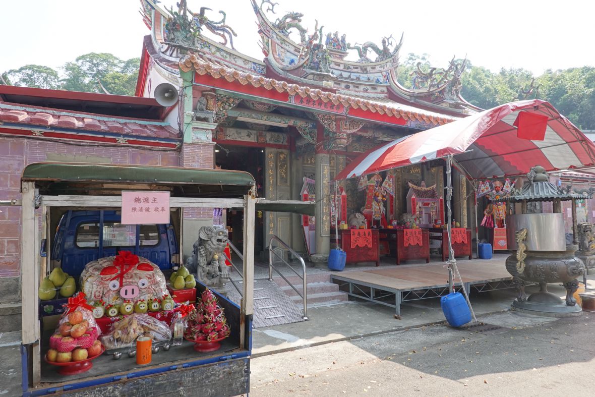 輪值區民眾參與普度（林美辰攝，2022）