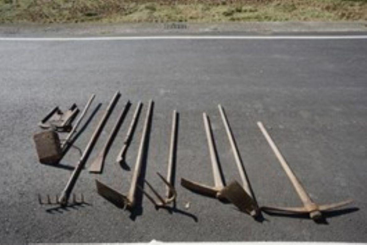 部分農具為自製工具