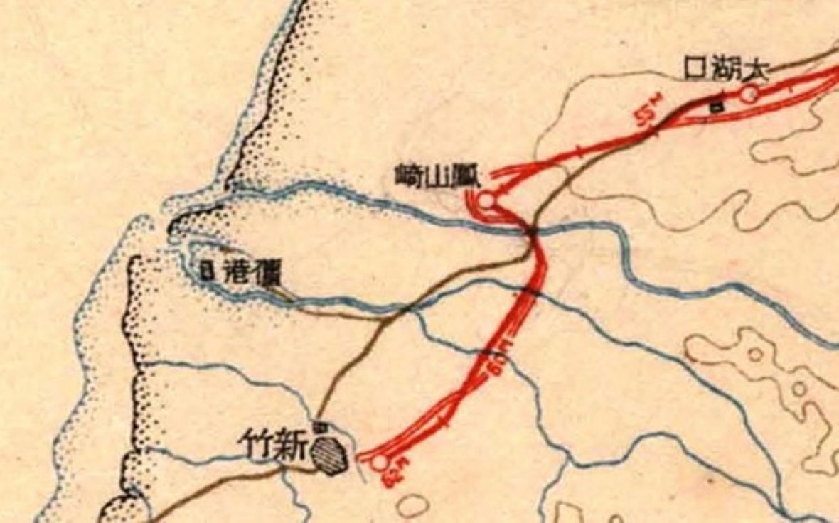 《臺灣鐵道史》載清國時代鐵路路線圖