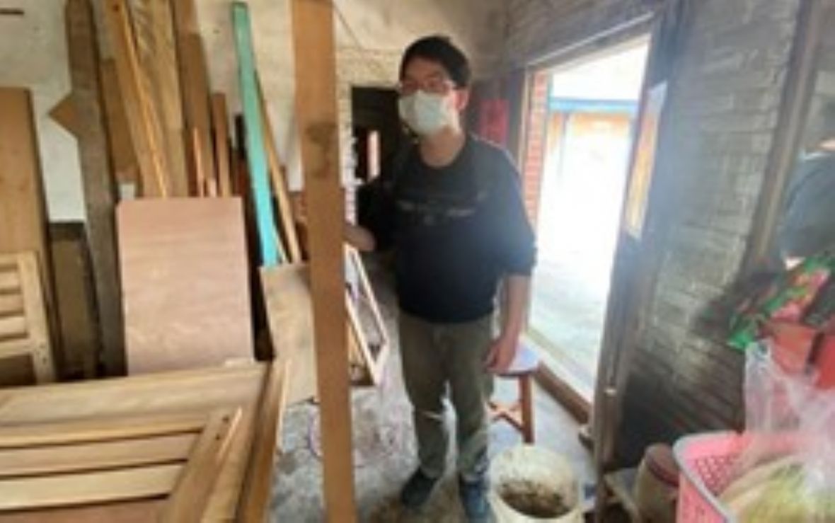 手工木床的板仔