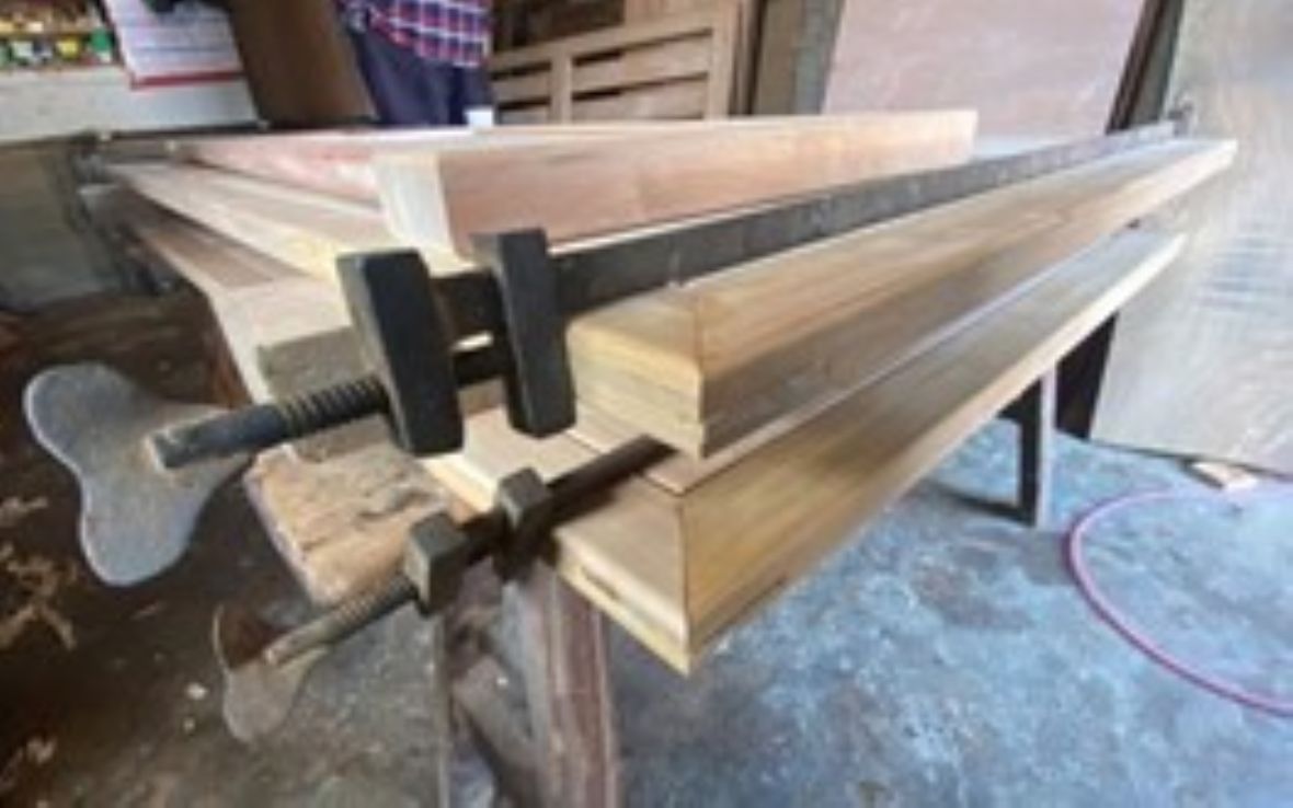 木床部分構件固定