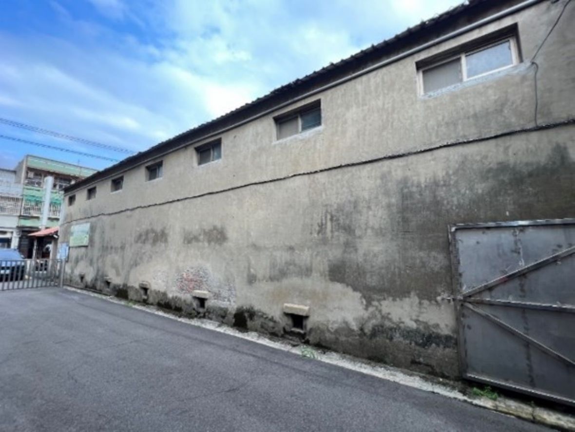 新豐鄉農會本部日治時期倉庫（A）西北側立面