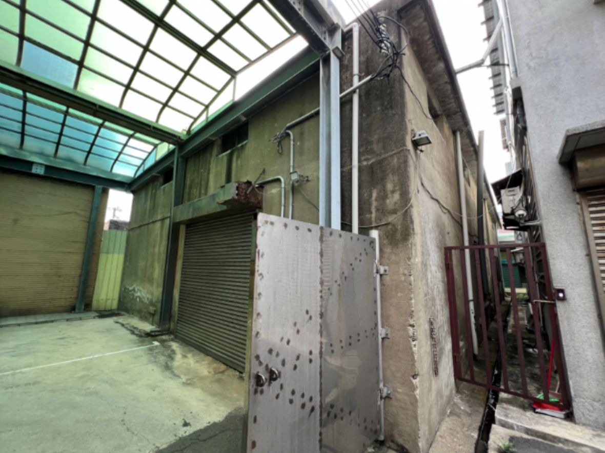 新豐鄉農會本部日治時期倉庫（B）東南角照片。