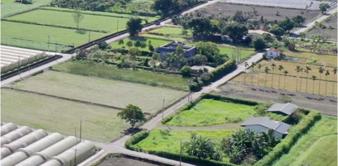 農委會希望農宅與農地分離的理想案例景象圖