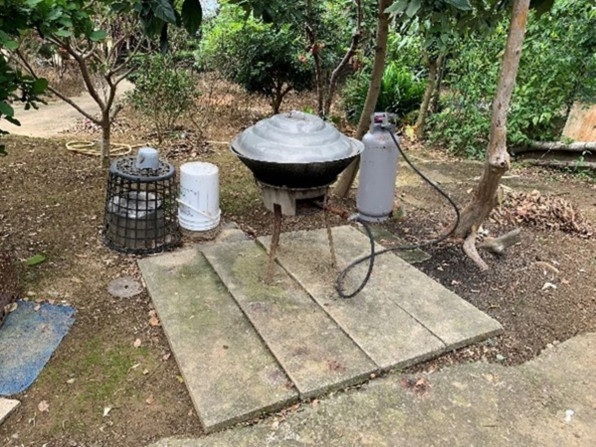 圓山子盧宅戶外瓦斯爐灶