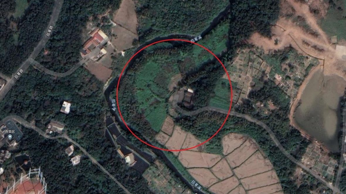 崎頂村溫宅區位圖