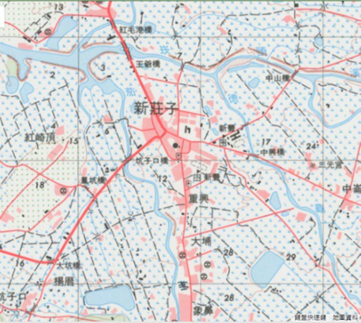 1985二萬五千分之一經建版地形圖
