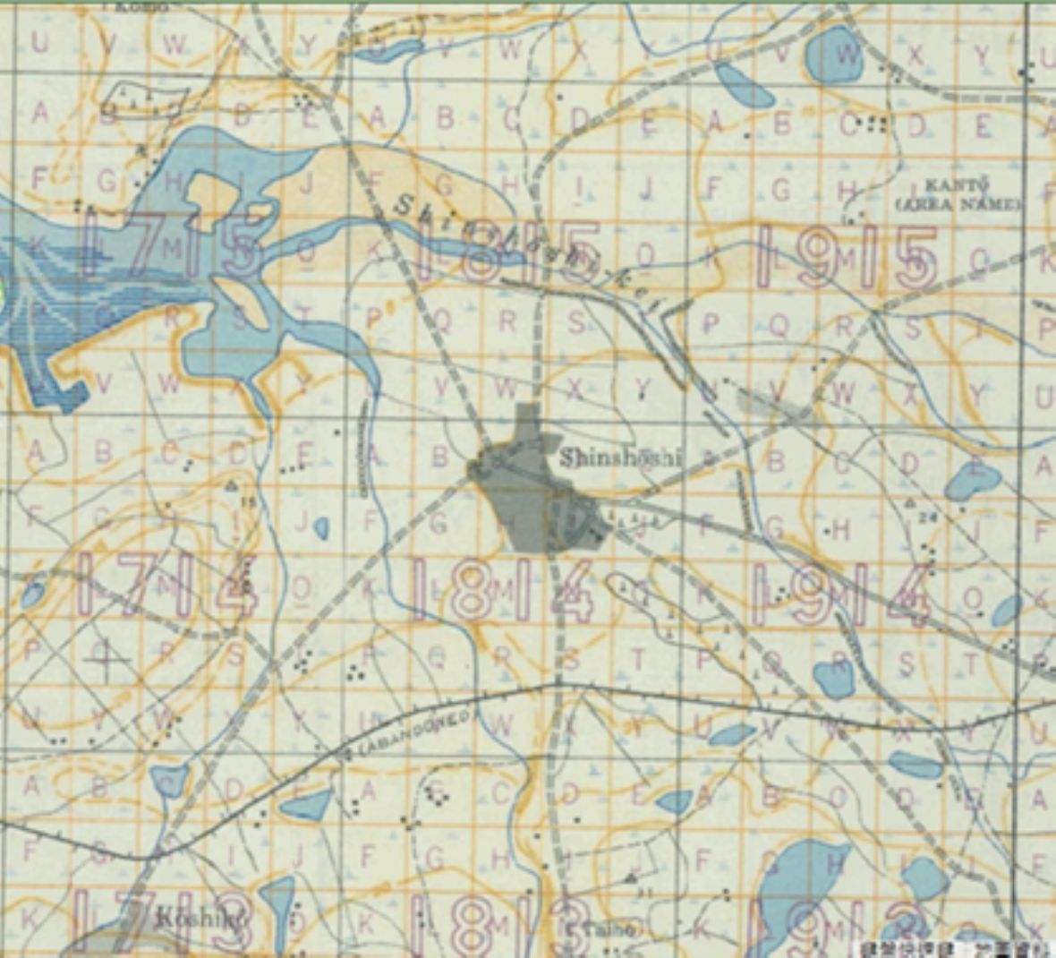 1944美軍二萬五千分一地形圖