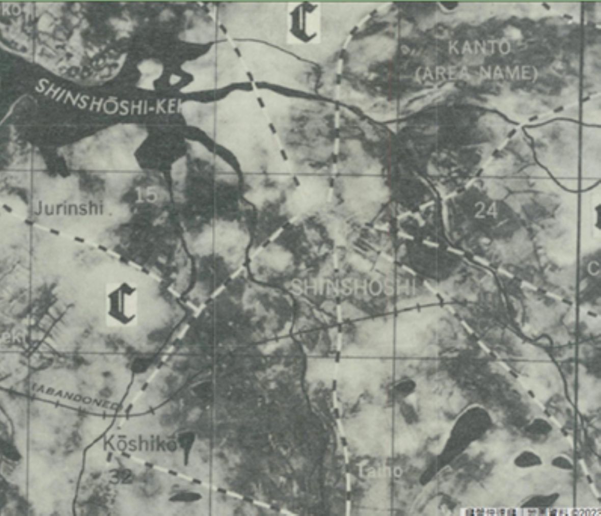 1944美軍二萬五千分一航照圖