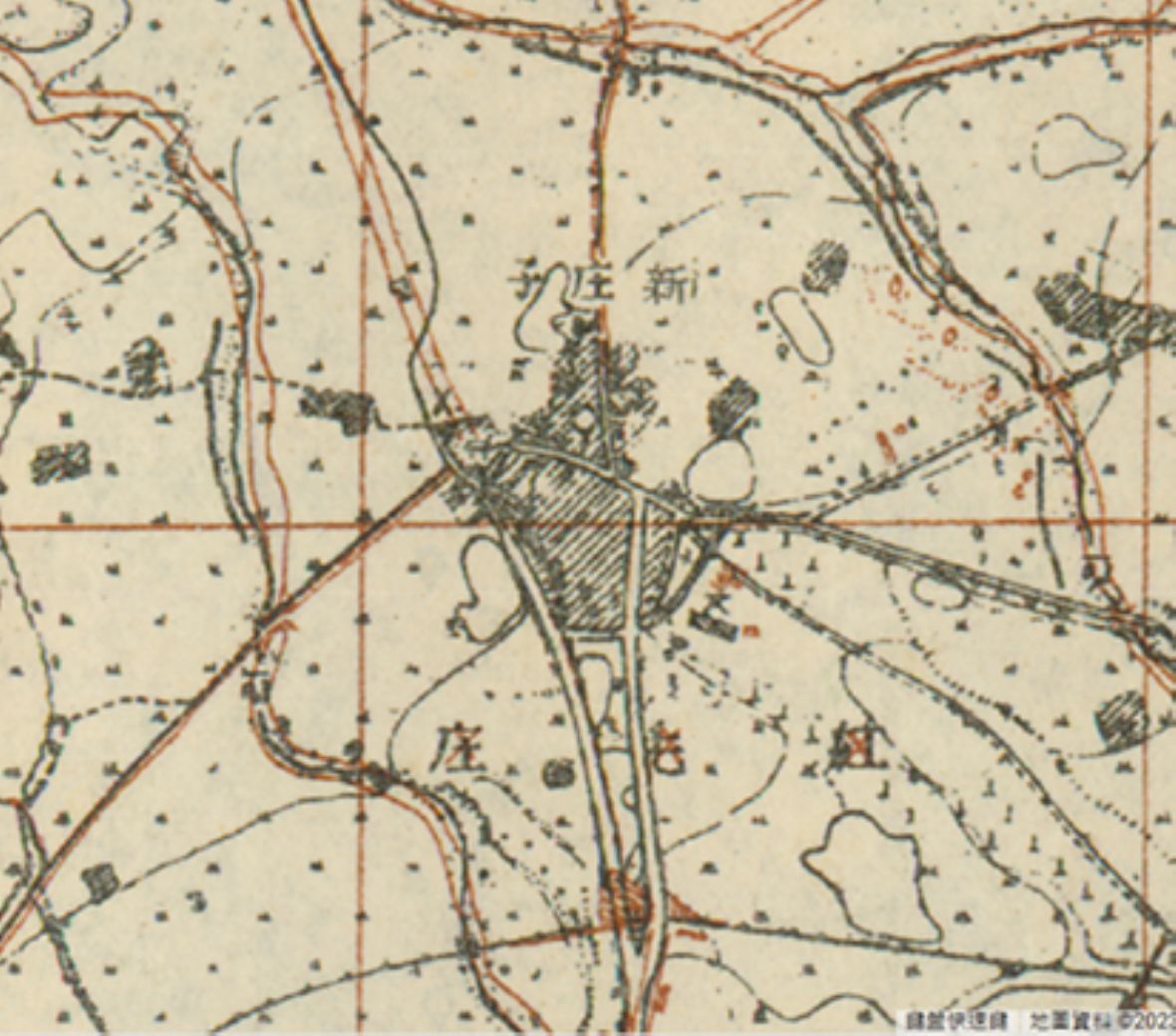 1950臺灣二萬五千分一地形圖