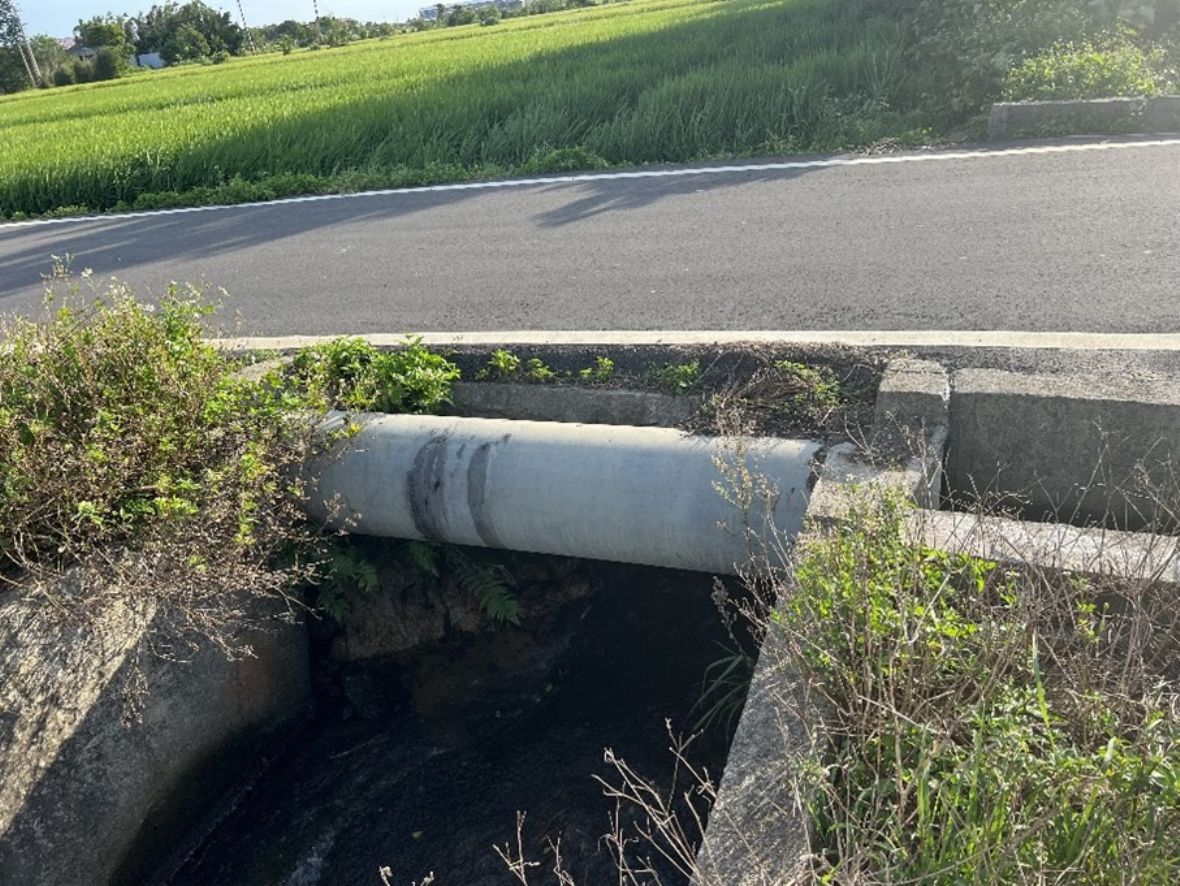 青埔村青埔子過溪水道涵管