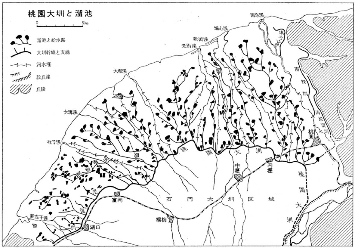 桃園大圳與埤塘