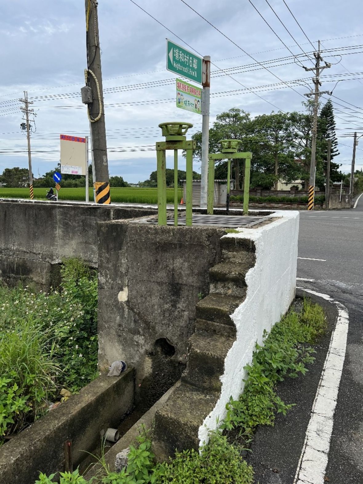 濱海公路埔和村6鄰入口水閘門