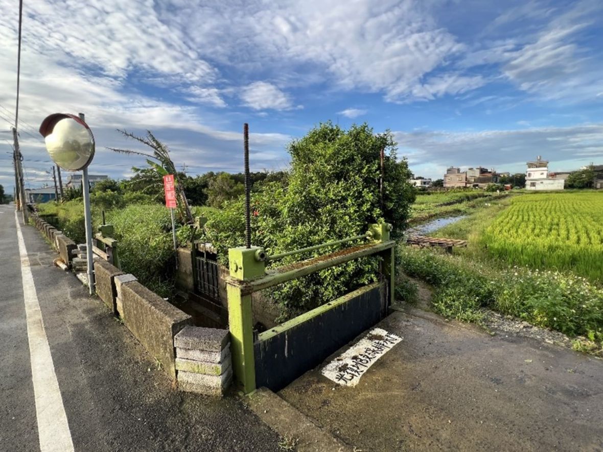 埔和村10鄰的光復圳水閘門