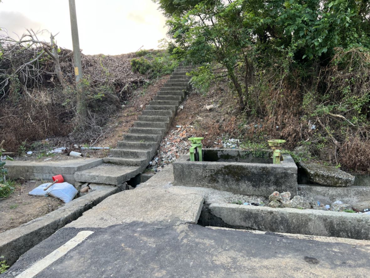 「光復圳8-17號池」埤塘給水閘門之分水閘門