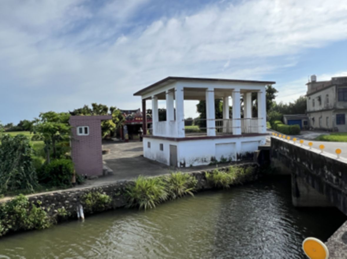 埔溪支線福德祠戲臺西南側面景觀