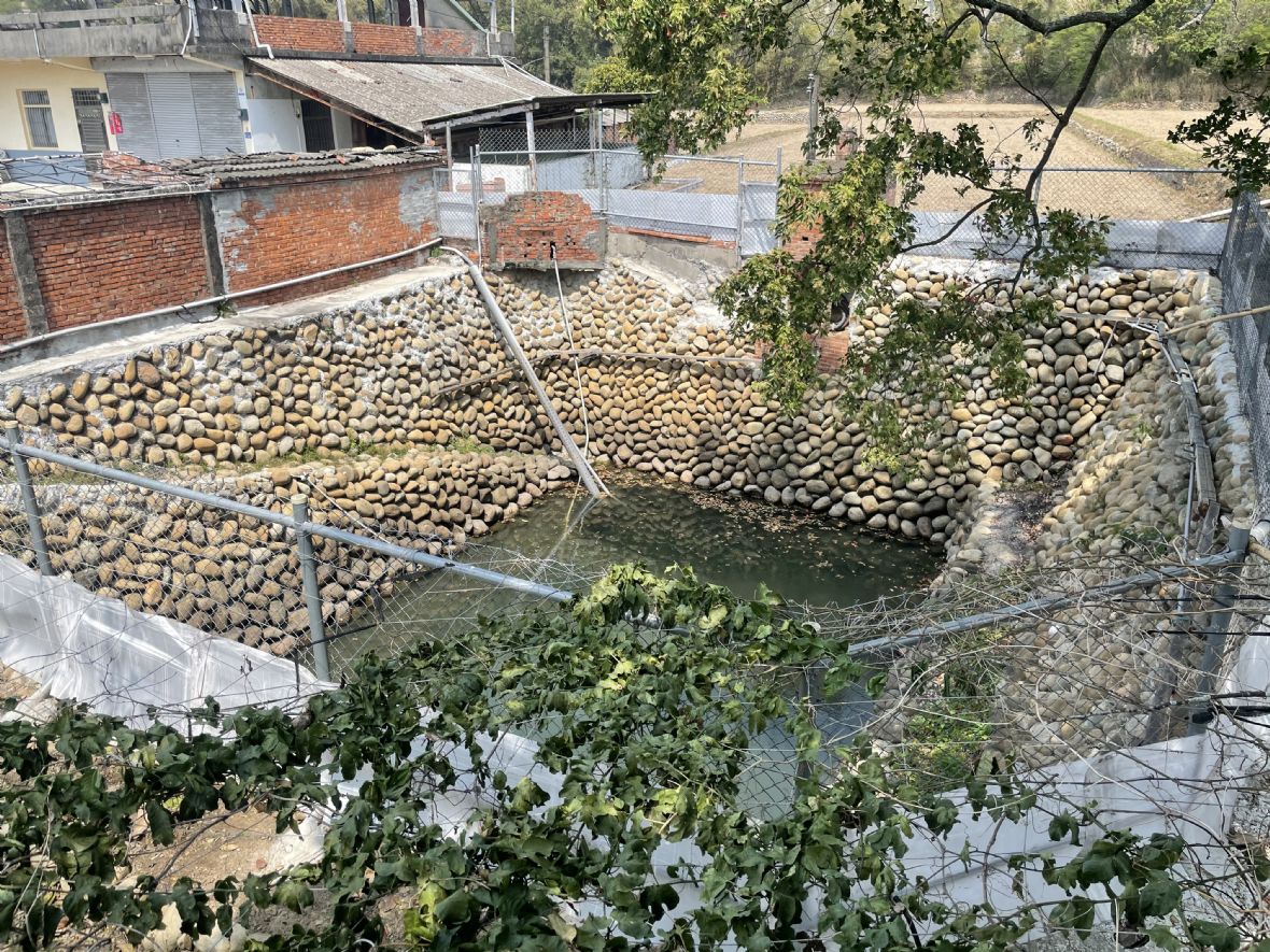 以卵石壘砌在水窟的壁面