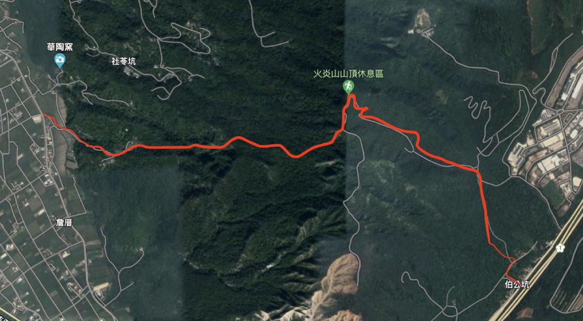 香茅古道路線圖