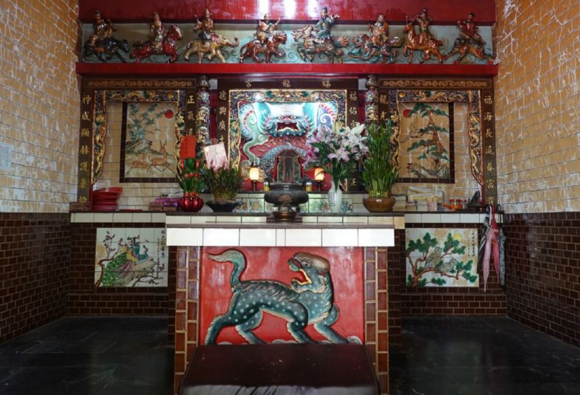 中興里福龍宮正龕一景（林美辰攝，2022）