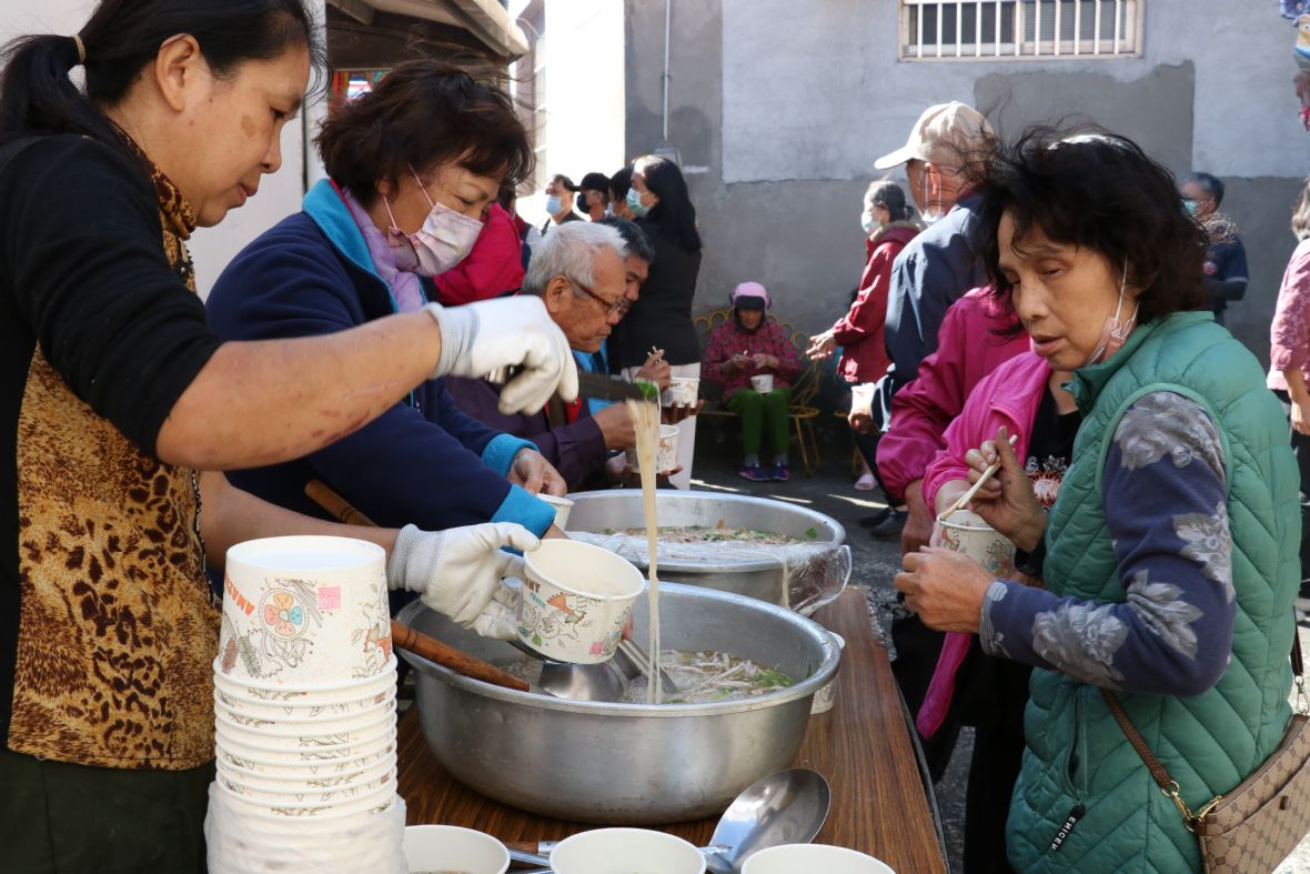 民國112年老湖口沙壩園伯公廟平安戲食福