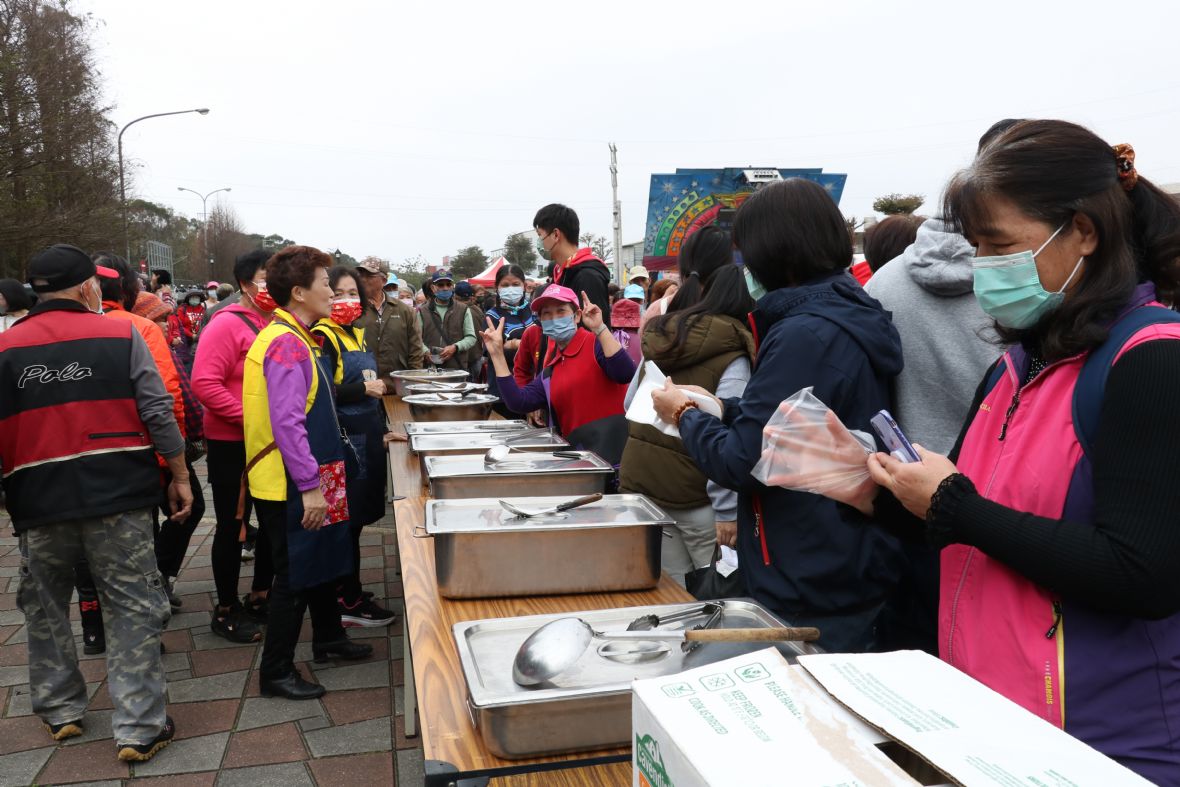 民國113年湖口三元宮媽祖婆遊庄祈福輪值區與各社區準備食福餐點