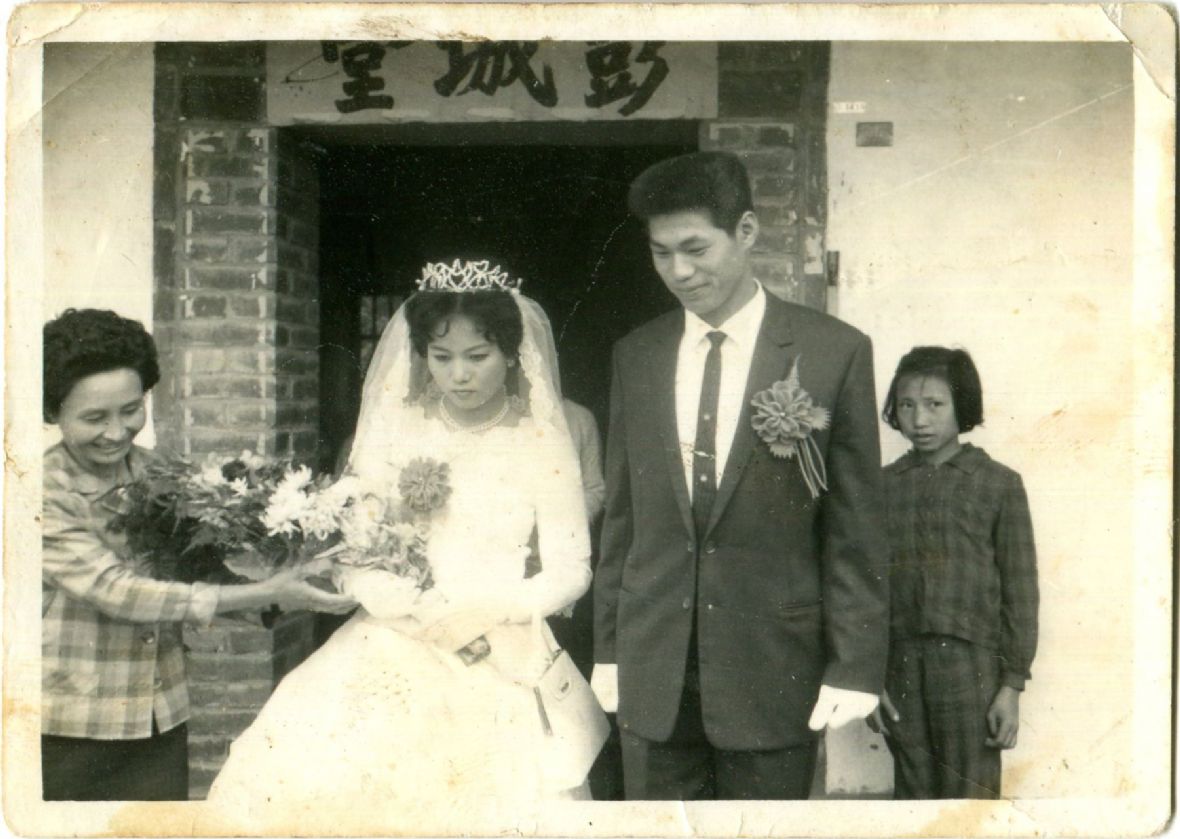 5.民國53年葉俊雄、劉淑貞結婚照。葉俊雄/提供