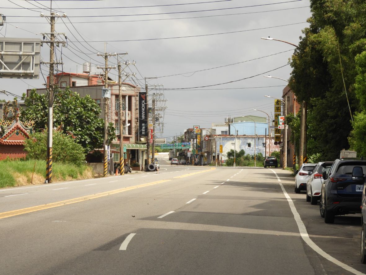 三座屋福德祠附近的街景現況（林鑫咸攝，2024）