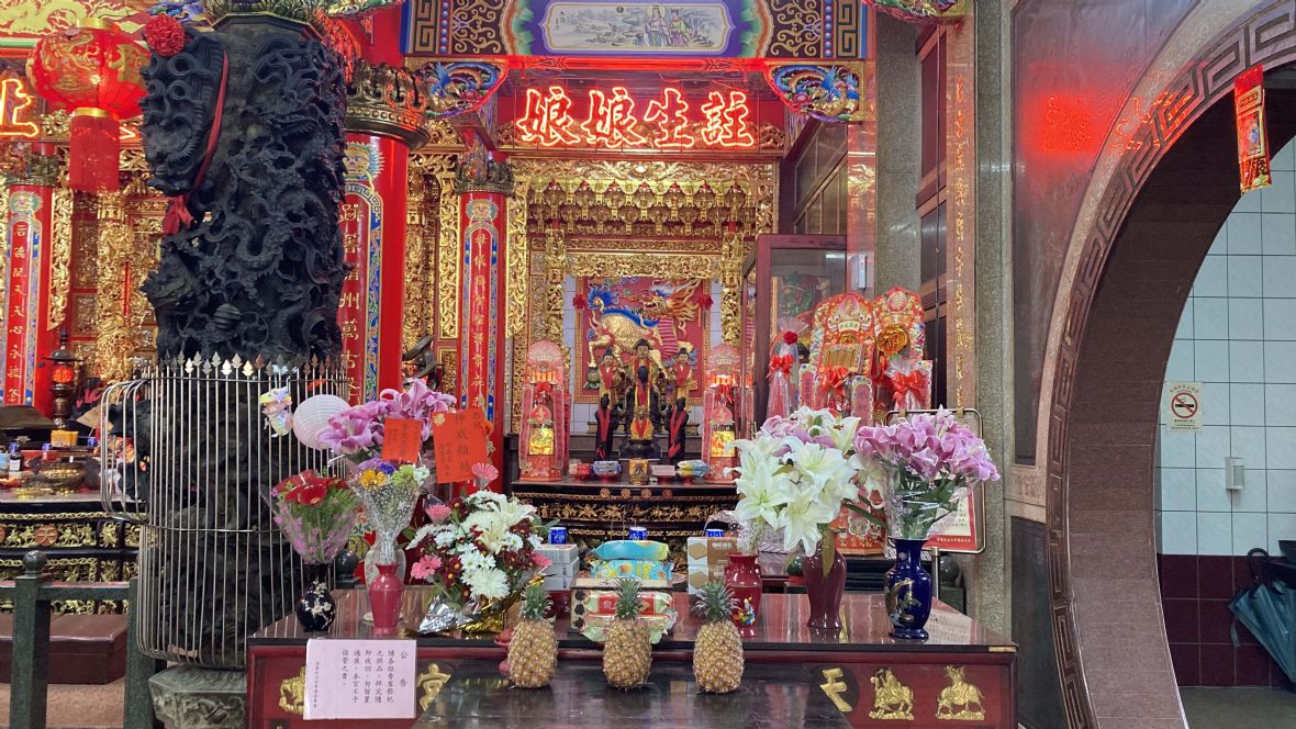 圖2/天后宮內的註生娘娘殿。（林錫霞攝，20224）