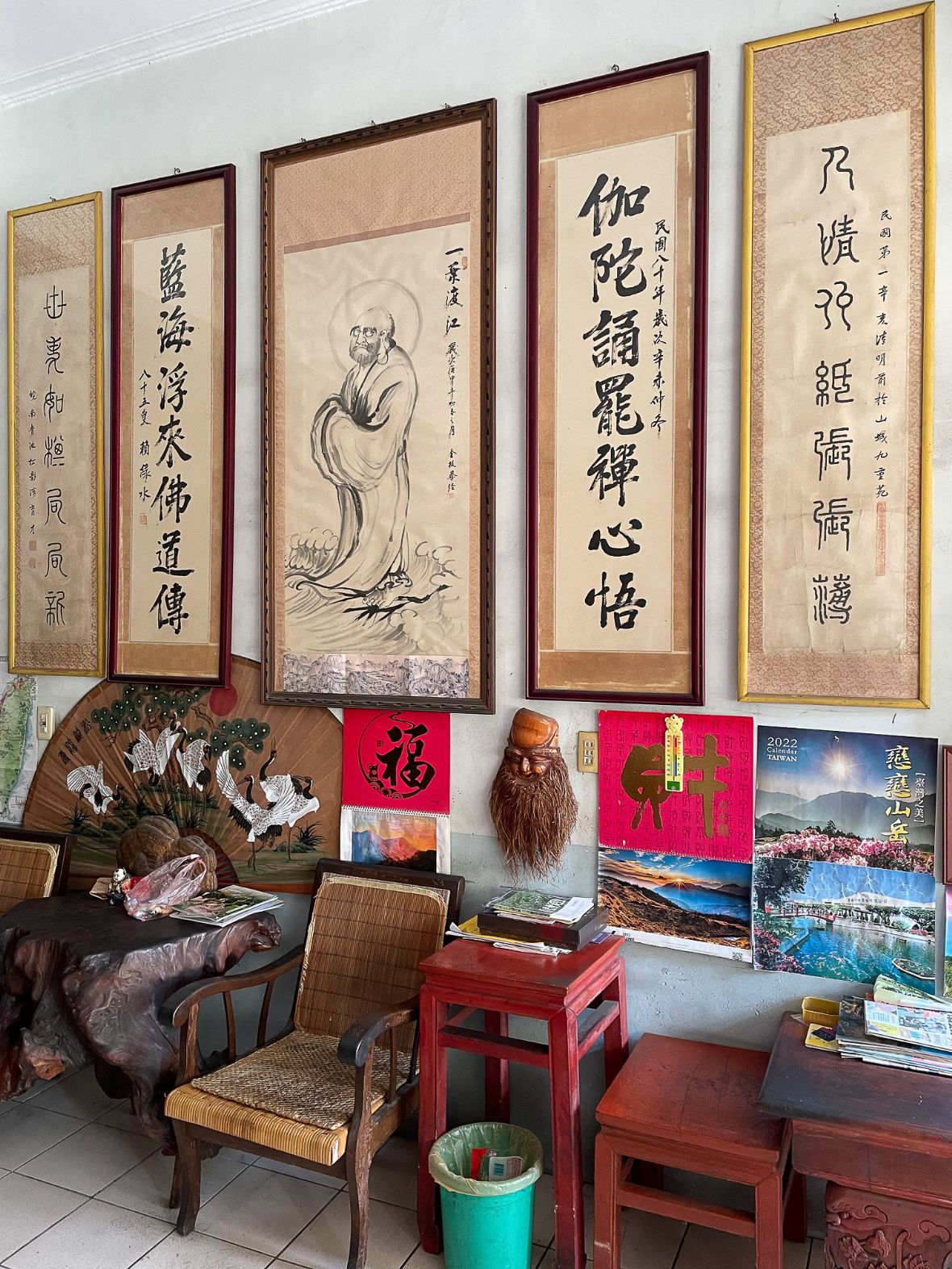 圖3賴江質的詩和書法作品。（劉勝鈺，2023）