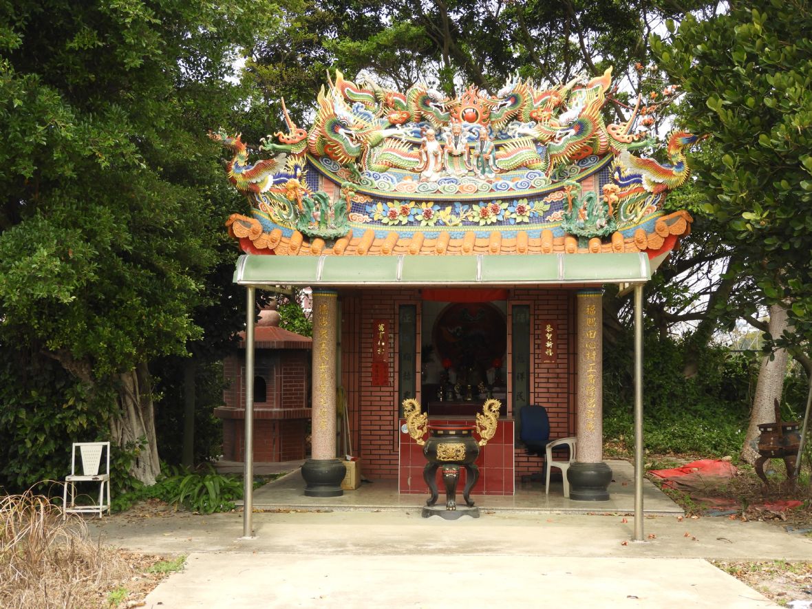 許家奉祀的福德宮（林鑫咸攝，2024）