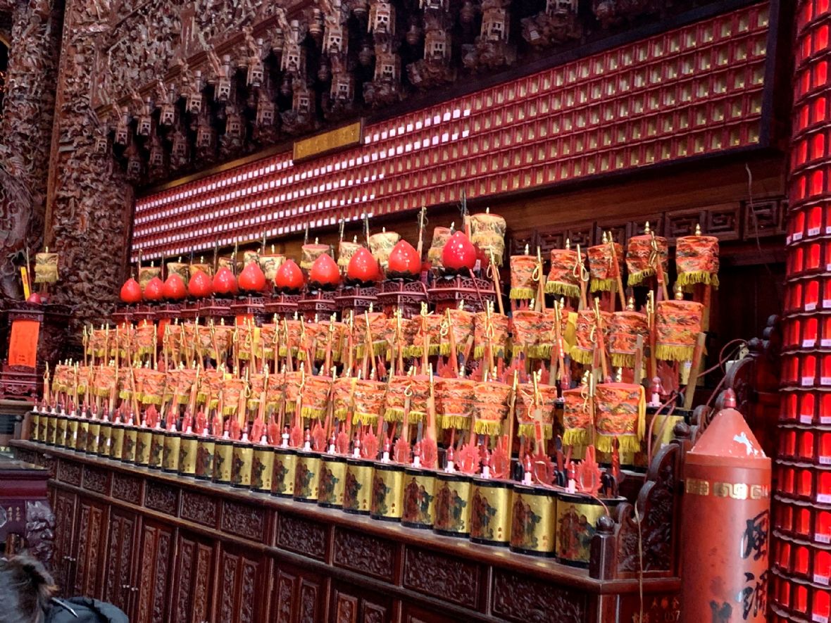 埔心福隆宮各斗首燈座（林鑫咸攝，2024）