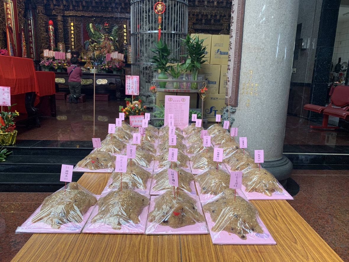 崁腳仁德宮-米糕龜（顧志莉攝，2024）