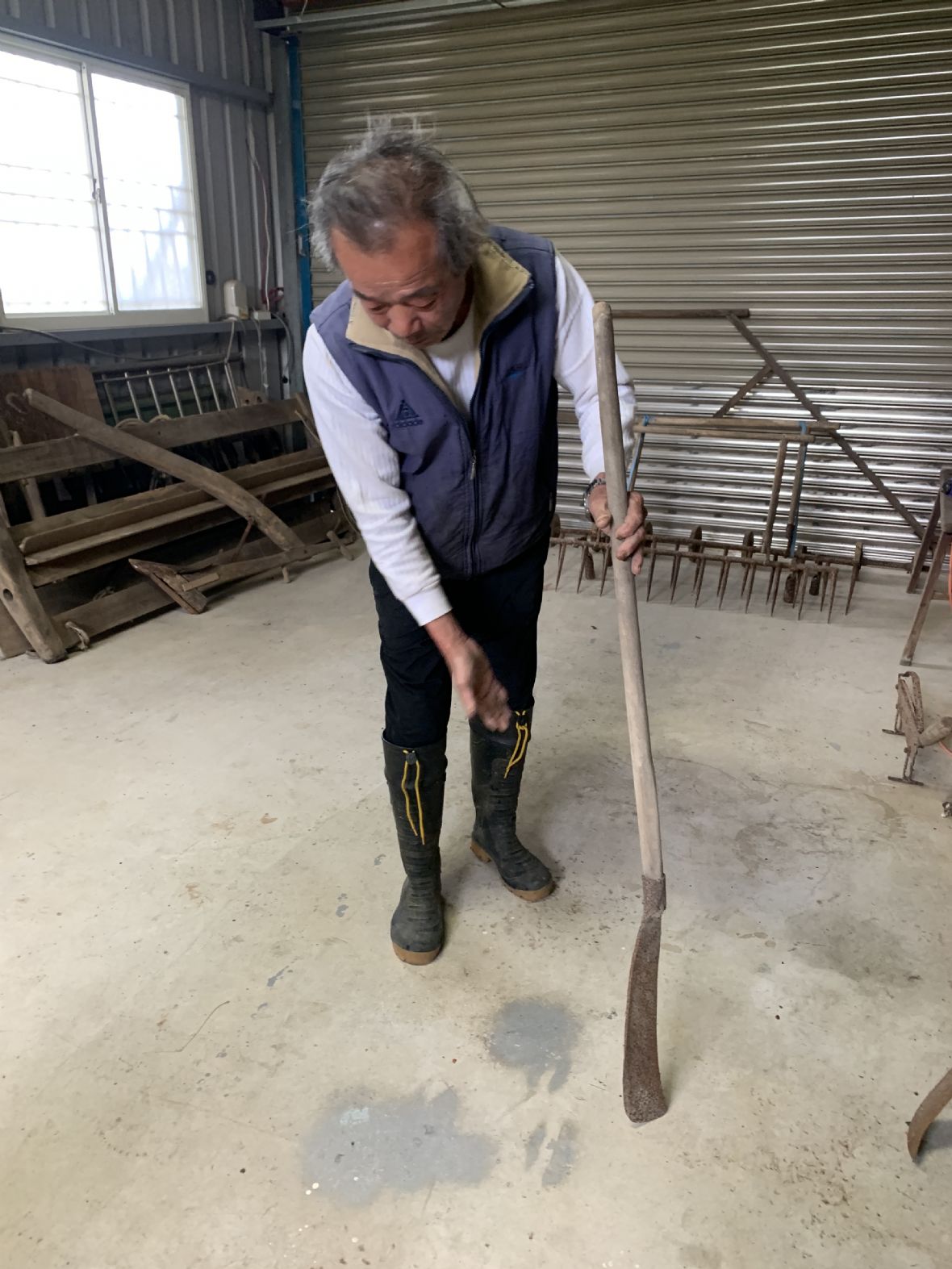 何啟鏞介紹「㔇刀」（伐刀）的用法