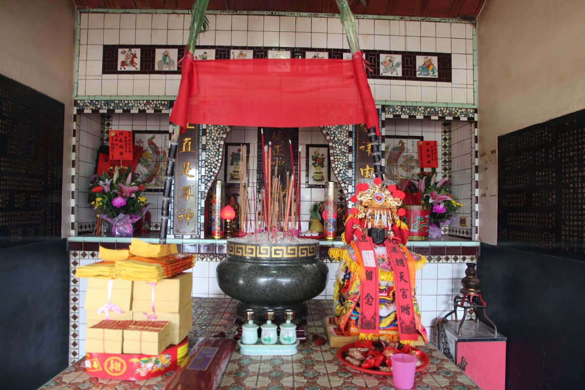 東興和興伯公廟請湖口溪南顯聖宮媽祖婆來看戲