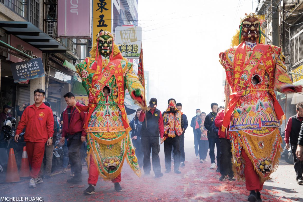 下北勢老伯公廟登龕紀念日的迎神祈福慶典活動
