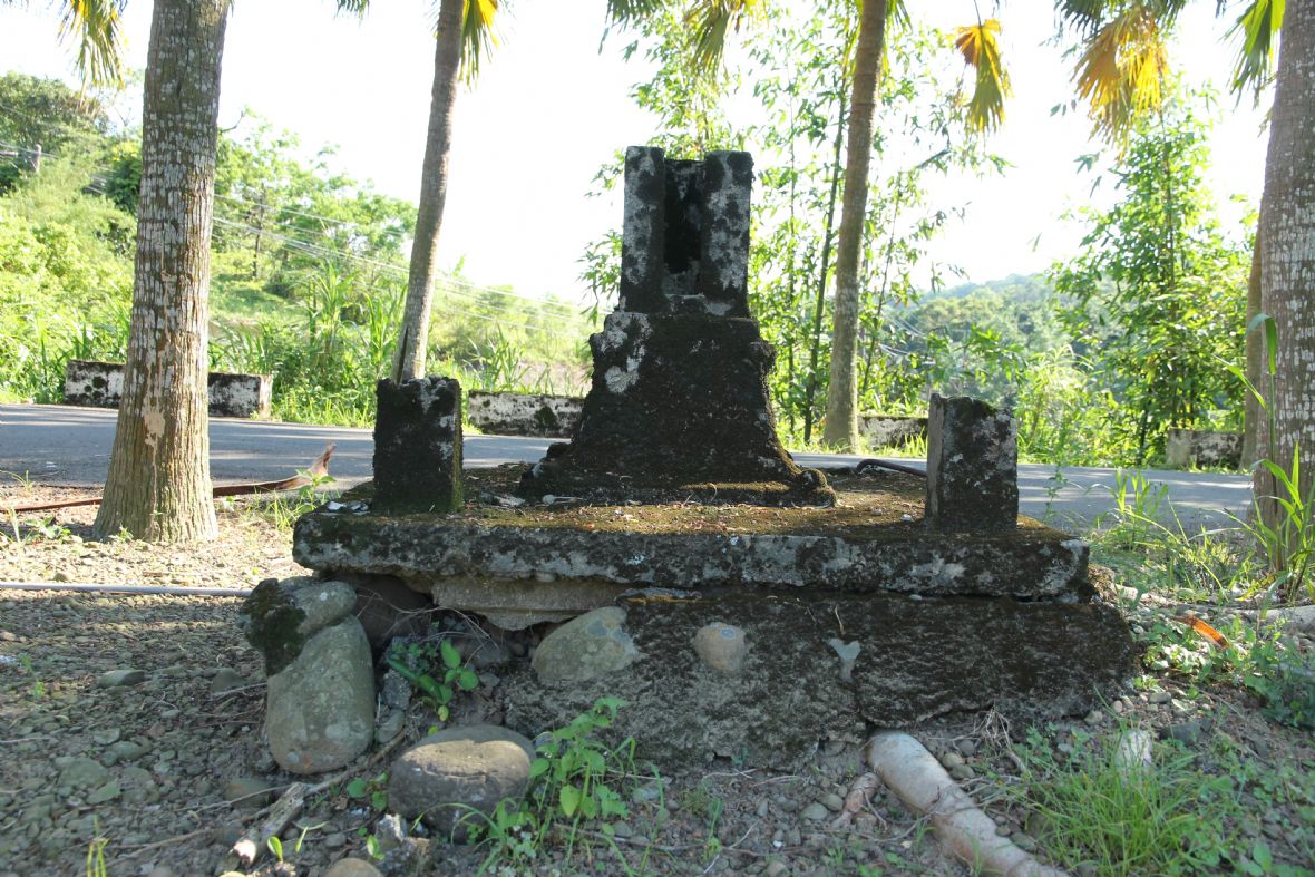 北打鐵坑羅屋公廳旁日軍升旗台